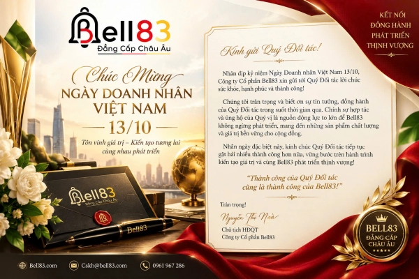 BELL83 CHÚC MỪNG NGÀY DOANH NHÂN VIỆT NAM 13/10