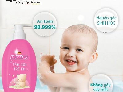 Tắm Gội Baby Công Nghệ Sinh Học Bell Euro 300ML