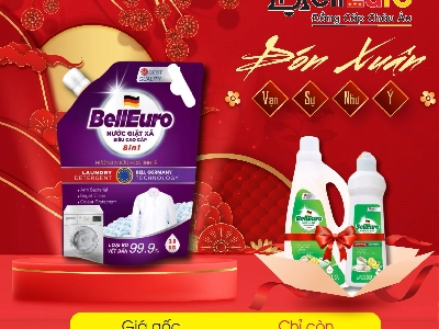 Nước Giặt Xả Công Nghệ Sinh Học Bell Euro Hương Hương Tinh Tế