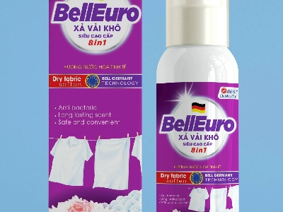 Xả Vải Khô Công Nghệ Sinh Học Bell Euro Hương Nước Hoa 100ML