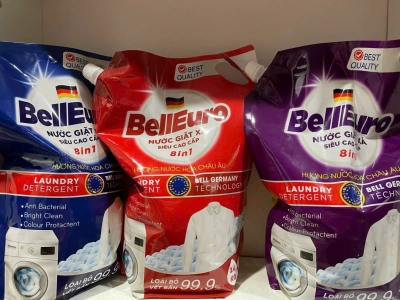 Túi Nước Giặt Xả Siêu Cao Cấp Bell Euro 3,8kg